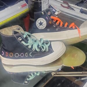 Womens 8.5 Converse Wmns Chuck 70 High 'Mystic Symbols'.  Excellent Condition.
